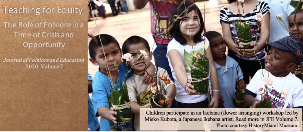5 children hold flower arrangements